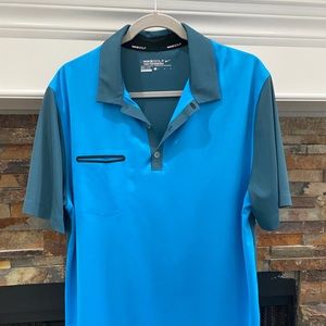 Blue & Teal Nike Golf Tour Performance Dri-fit